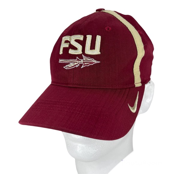 Nike Accessories | Nike Classic99 Dri-Fit FSU Seminoles Arrow Garnet \u0026 Gold Strapback Ball Cap OSFM | Color: Gold/Red | Size: Os | Morninglori007's